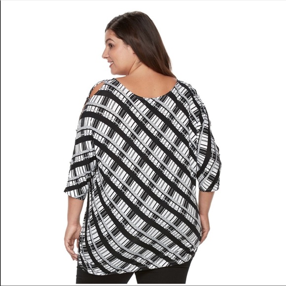 π₯Saleπ₯Plus Size 2X Dolman Sleeve Teal Top NWT - Picture 4 of 6